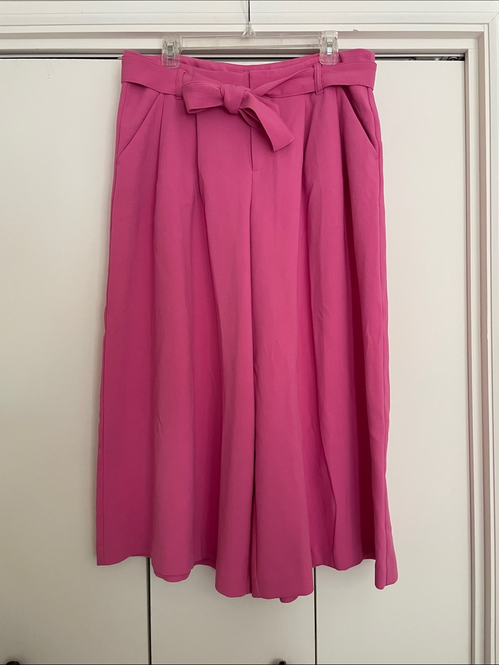 Anthropologie Maeve Tie-Waist Culottes Pants size 10 - Picture 2 of 11